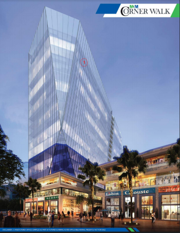 M3M Corner Walk offers high-street retail shopping experience & uber-stylish commercial spaces in Gurgaon